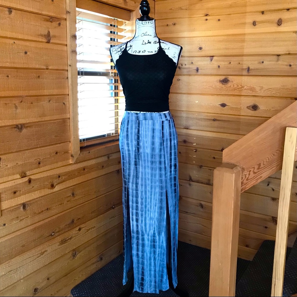 Tie Dye Maxi Skirt